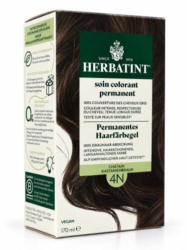 Herbatint Saç Boyası 4N Kestane 170 Ml - HERBATİNT