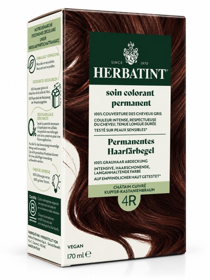 Herbatint Saç Boyası 4R Chatain Cuivre - Copper Chestnut 170 Ml - 1