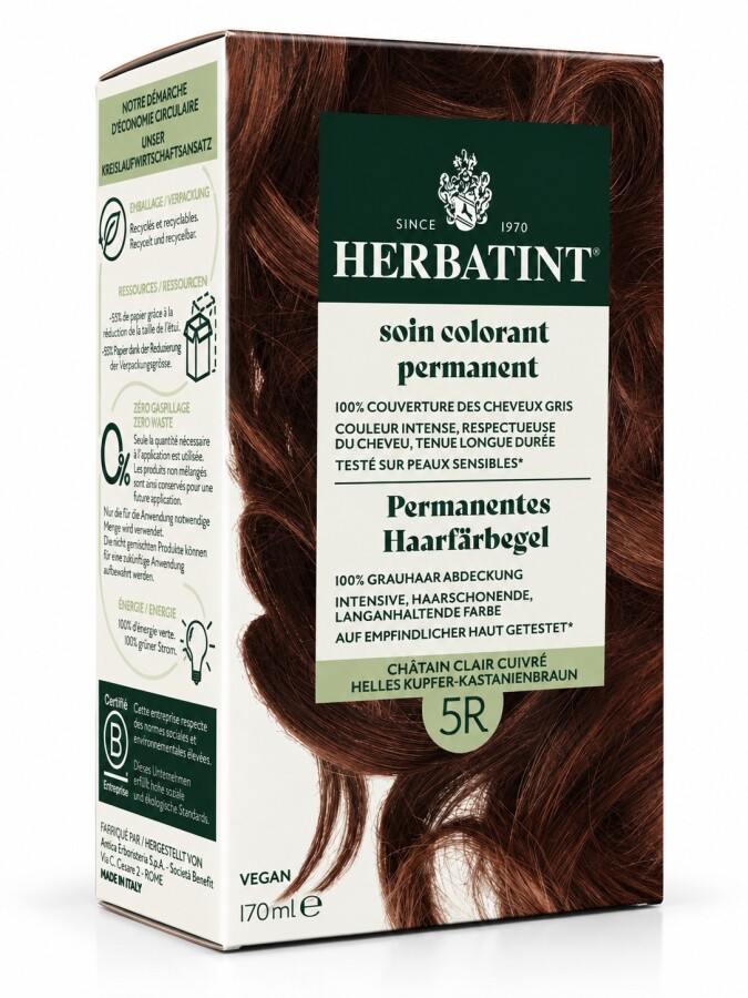 Herbatint Saç Boyası 5R Chatain Clair Cuivre 170 Ml - 1