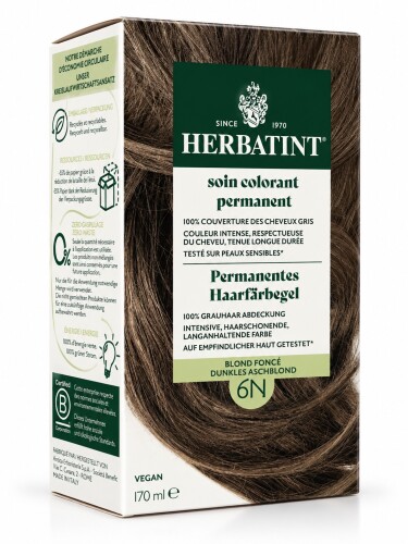 Herbatint Saç Boyası 6N Dark Blonde Vegan 170 Ml - KOZMETİK