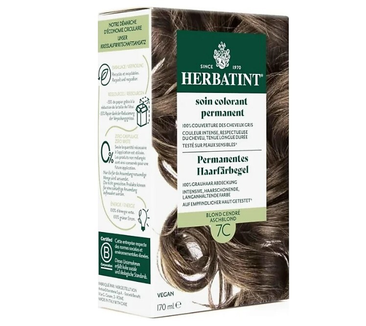 Herbatint Saç Boyası 7C Blond Cendre - Ash Blonde 170 Ml - 1