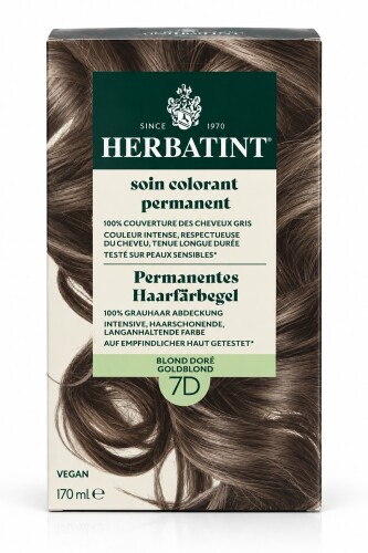 Herbatint Saç Boyası 7D Blond Dore - Golden Blonde 170 Ml - HERBATİNT
