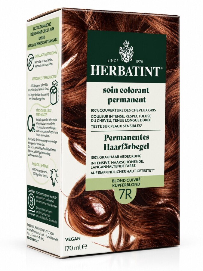 Herbatint Saç Boyası 7R Blond Cuivre 170 Ml - 1