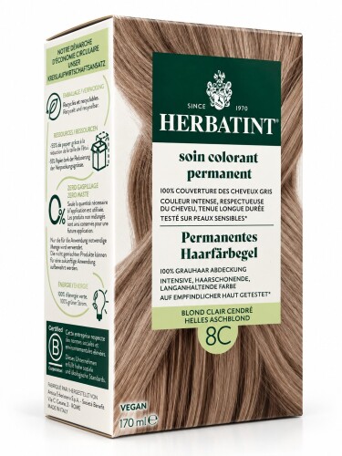 Herbatint Saç Boyası 8C Light Ash Blonde 170 Ml - HERBATİNT