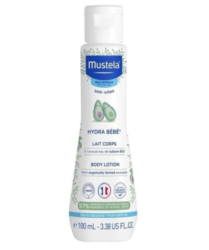 Hydra Bebe Günlük Kullanıma Uygun Vücut Losyonu 100 ml - Promosyon Ürünü - Mustela