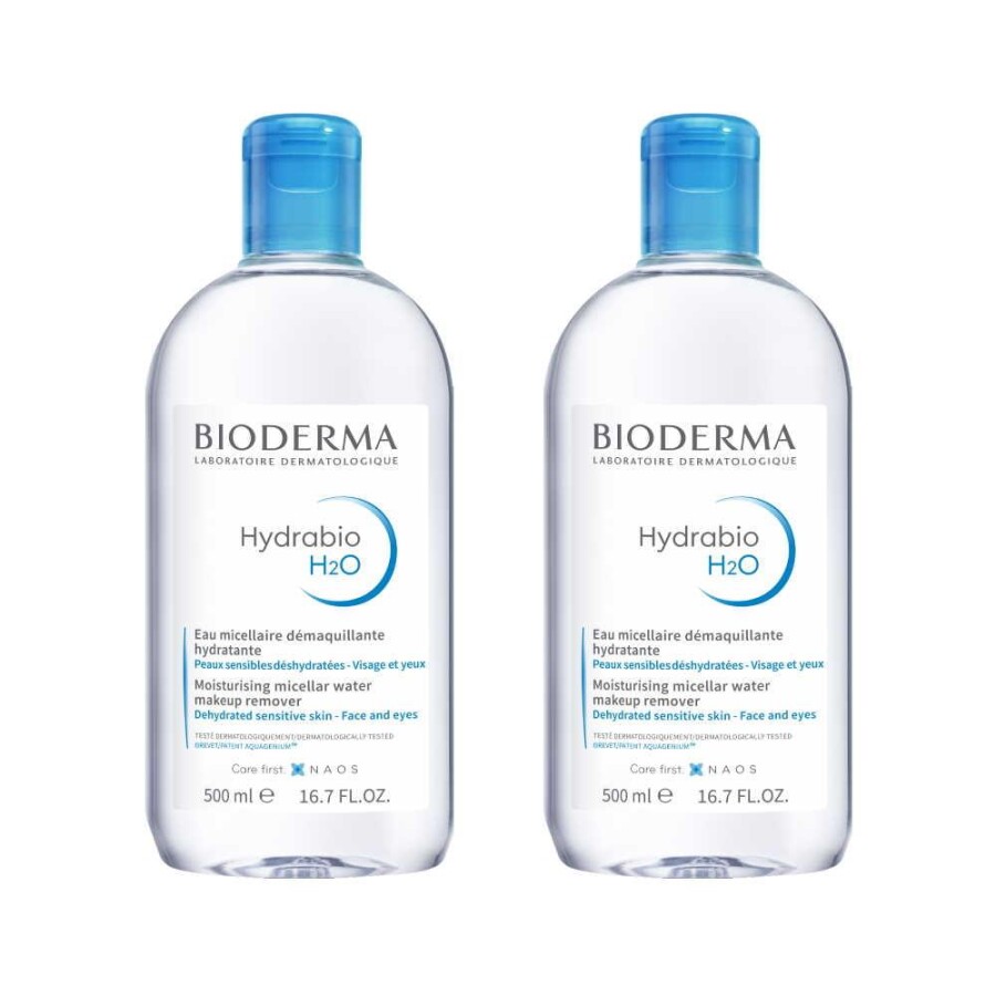 Hydrabio H2O Yüz ve Makyaj Temizleme Suyu 500 ml İkili Paket - 1