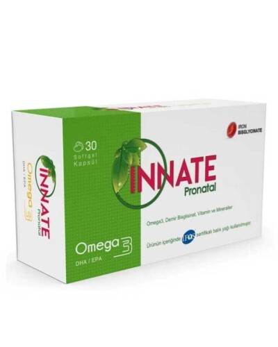 Innate Pronatal Omega3, Vitamin Ve Mineraller 30 Kapsül - Neupharma
