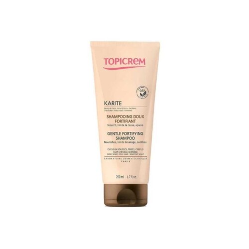 KARITE Gentle Fortifying Shampoo Kıvırcık, Dalgalı Saçlar İçin Güçlendirici Şampuan 200ml - Topicrem