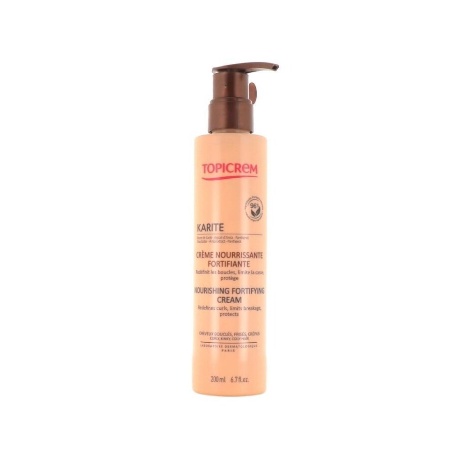 Topicrem KARITÉ Nourishing Fortifying Cream Besleyici ve Güçlendirici Saç Kremi 200 ml - 1