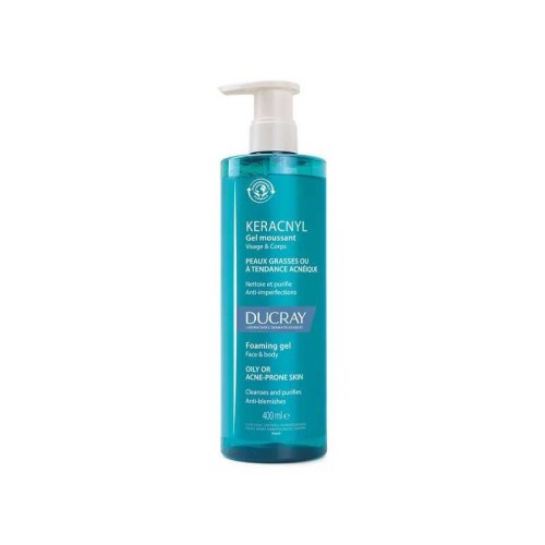 Keracnyl Yağlı Ciltler İçin Temizleme Jeli 400 ml - Ducray