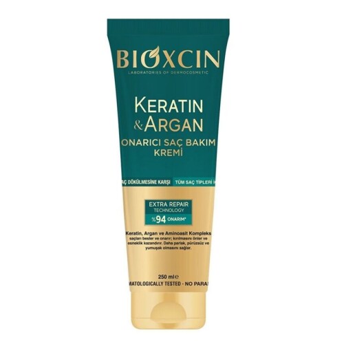 Bioxcin Keratin ve Argan Onarıcı Saç Bakım Kremi 250 ml - Bioxcin