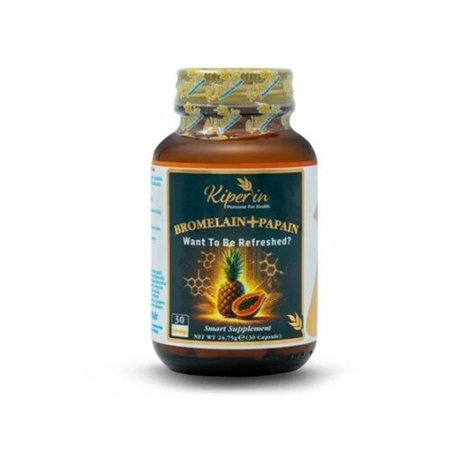 Kiperin Bromelain + Papain 30 Kapsül - Kiperin