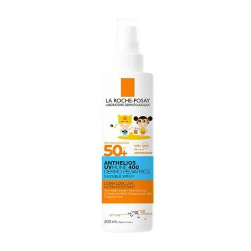 La Roche Posay Anthelios Dermo Pediatrics Invisible Spray Spf 50+ 200 ml - La Roche Posay