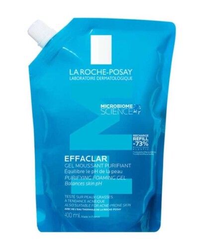 La Roche Posay Effaclar Yağlı Ciltler için Temizleme Jeli 400ml - Refill - La Roche Posay