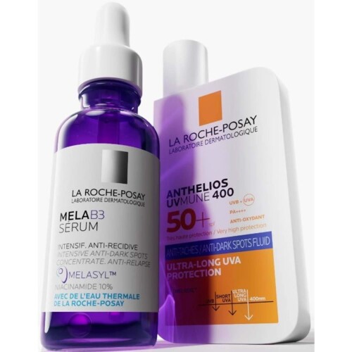 La Roche Posay Mela B3 Serum + Anti Dark Fluid SPF50+ 50 Ml Set - La Roche Posay