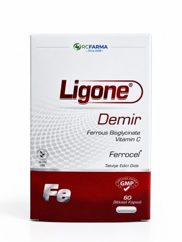 Ligone Demir 60 Bitkisel Kapsül - RCFarma