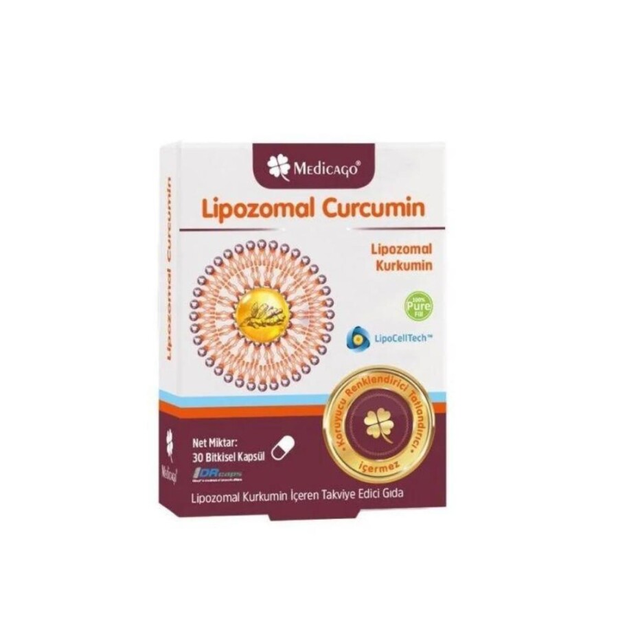 Medicago Lipozomal Curcumin 30 Bitkisel Kapsül - 1