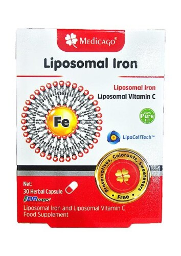 Medicago Lipozomal Demir 30 Kapsül - Medicago