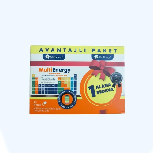 Medicago MultiEnergy 60 Kapsül 1 Alana 1 Bedava - Medicago