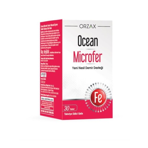 Microfer Takviye Edici Gıda 30 Tablet - Orzax
