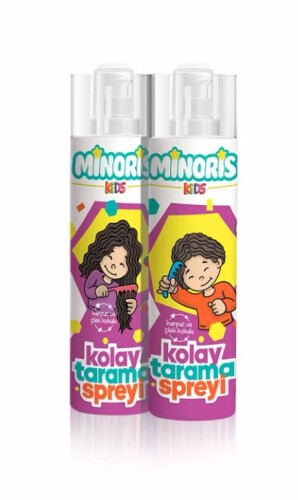 Minoris Kids Kolay Tarama Spreyi Karpuz Ve Çilek Kokulu 200ml - Minoris