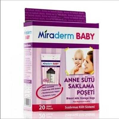 Miraderm Baby Anne Sütü Saklama Poşeti - Miraderm