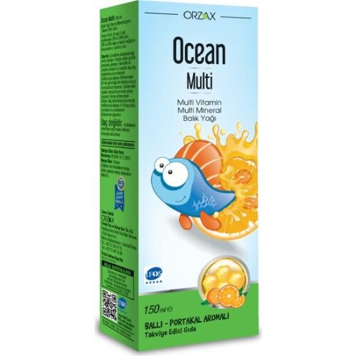 Multi Şurup 150 ml - Ballı Portakallı - Orzax