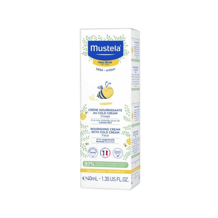 Mustela Cold Cream İçeren Besleyici Yüz Kremi 40 ml - 1