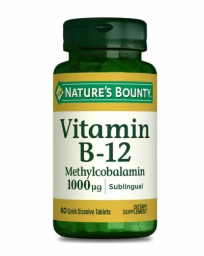 Nature's Bounty Vitamin B12 Methylcobalamin 1000 mcg 60 Tablet - Nature's Bounty