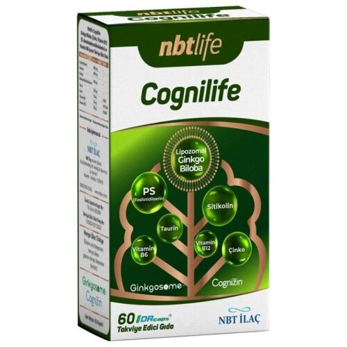NBT Life Cognilife Takviye Edici Gıda 60 Kapsül - Nbt İlaç