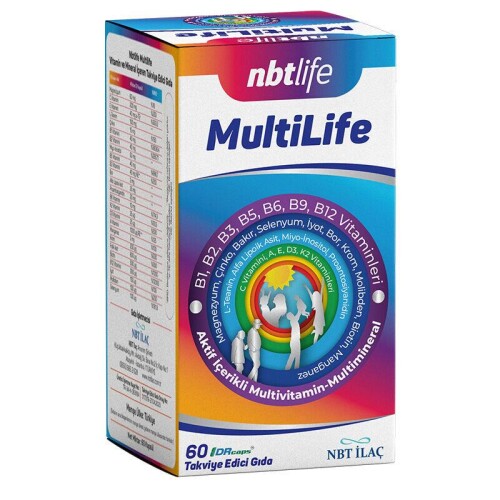 NBT Life MultiLife Takviye Edici Gıda 60 Kapsül - Nbt Life
