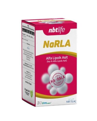 Nbt Life Narla Alfa Lipoik Asit Takviye Edici Gıda 30 Kapsül - Nbt İlaç