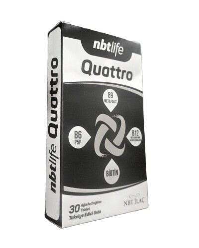 Nbt Life Quattro Takviye Edici Gıda 30 Tablet - Nbt İlaç