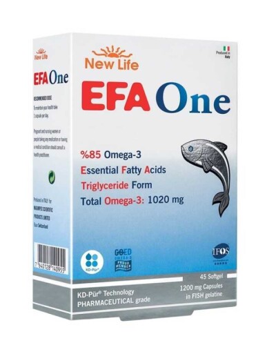 New Life EFA One Takviye Edici Gıda 45 Kapsül - New Life