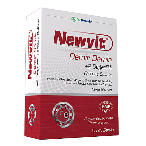 Newvit Demir Damla 50 ml - RCFARMA