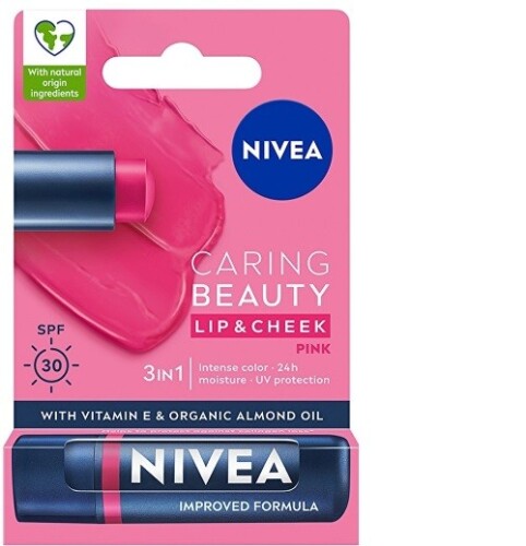 Nivea Renkli Dudak Bakım Kremi Pembe 4,8 gr - Nivea