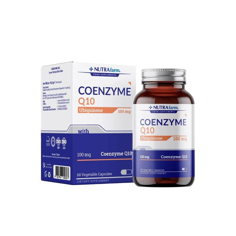 Nutrafarm Coenzyme Q10 100mg 60 Bitkisel Kapsül - 1