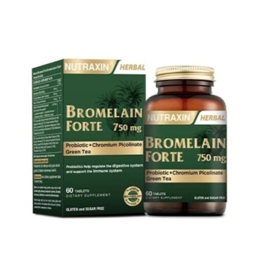 Nutraxin Bromelain Forte 60 Tablet - Nutraxin