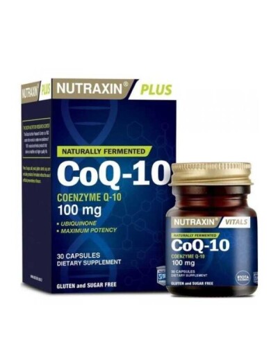 Nutraxin Koenzim Q-10 İçeren Takviye Edici Gıda 100 Mg 30 Kapsül - Nutraxin