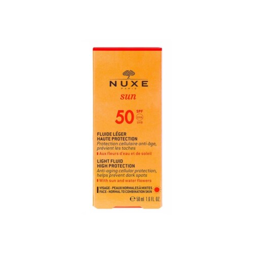 Nuxe Sun SPF50 Light Fluid Güneş Kremi 50 ml - Nuxe