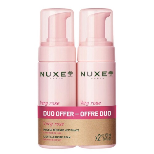 Nuxe Very Rose Yüz Temizleme Köpüğü 2x150 ml - Nuxe