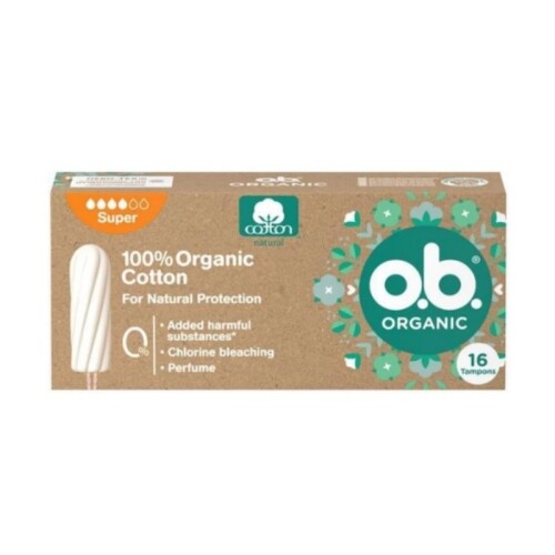 O.B. Tampon Organic Super 16'lı - O.b.