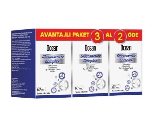 Ocean Glukozamin Kompleks 60 Tablet 3 Al 2 Öde - Ocean