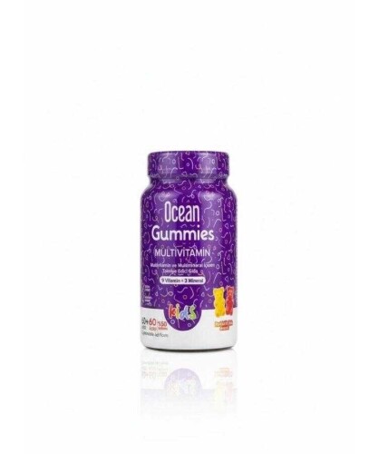 Ocean Gummies Multivitamin Kids 120 Çiğnenebilir Jel Form - Orzax