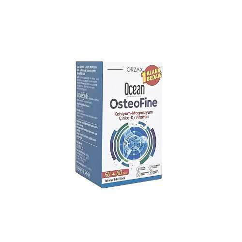 Ocean Osteofine Takviye Edici Gıda 1 Alana 1 Bedava 2’li Fırsat Paketi 60 Tablet - Orzax