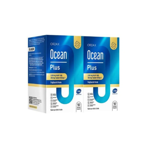 Ocean Plus Limon Aromalı Takviye Edici 100 Kapsül | Ekonomik Paket - Orzax