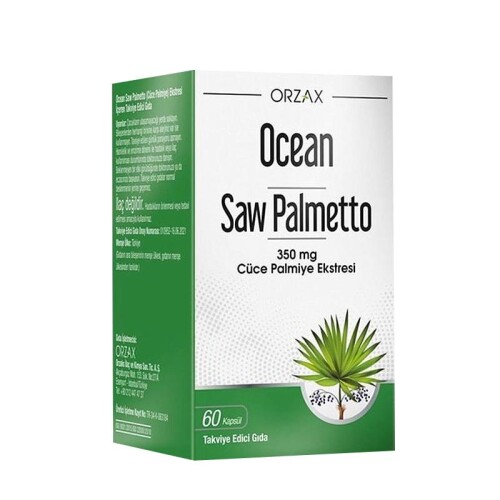 Ocean Saw Palmetto Takviye Edici Gıda 60 Kapsül - Orzax