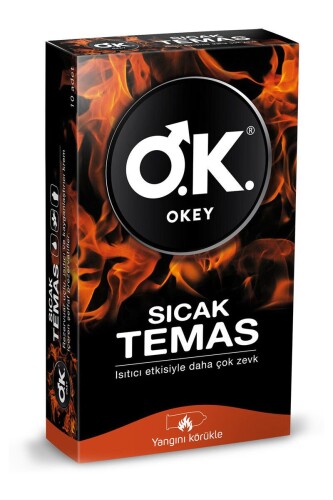 Okey Sıcak Temas Prezervatif 10 adet - Okey