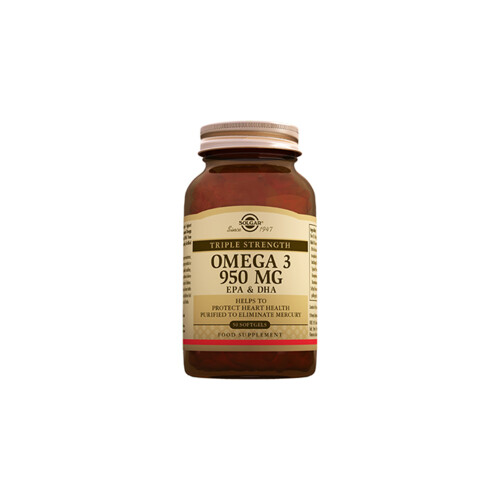 Omega 3 950 mg 50 Kapsül Balık Yağı - Solgar