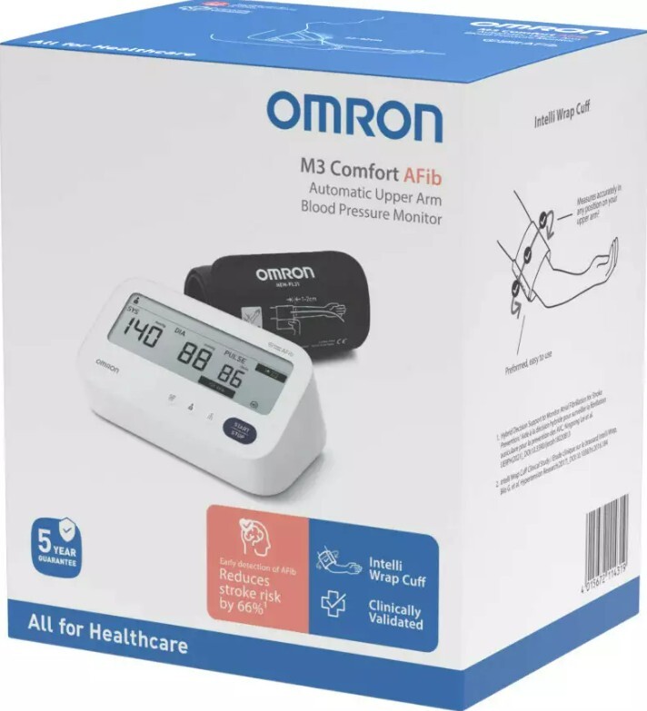 Omron M3 Comfort Afib Koldan Tansiyon Aleti HEM-7196-FLE - 1